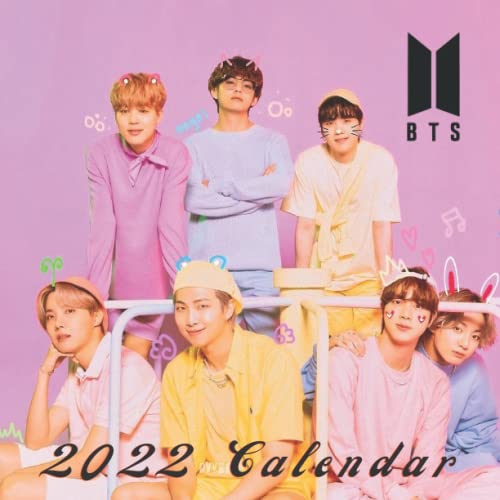 BTS CALENDAR 2022: k-Pop Bangtan Boys Monthly calendar planner 2022, Great Bts gift for all fans, kids & adults, With 14 Unique BTS Pictures (Young Forever Bts) Bts Merchandise For Girls & Boys