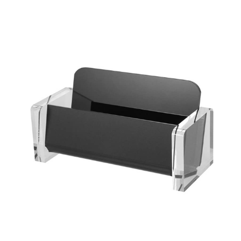 MOBYGKFY Business Card Holder Plastic Practical Multifunctional Memo Display Stand Office