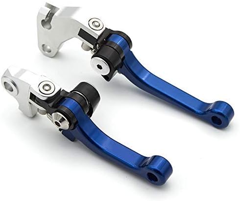 FXCNC CNC Foldable Dirt Bike Pivot Brake Clutch Levers for YZ125 YZ250 2015-2021, YZ250F YZF250 2009-2021, YZ250X 2016-2021, YZ426F YZ450F 2009-2021, YZ125X 2017-2021, YZ450FX 2019-2021, YZ250FX 2020