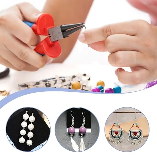 Image of INDIKONB Jewellery Making Eye Pins | Brass Metal Straight Eye Pin Hooks for Earrings, Necklaces, Anklets | Small Screw Eye Pins Combo for Jewellery Making Material & DIY Crafts (Gold 100P)