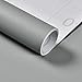 Papel Pintado Pared Adhesivo Gris, Antifouling y Resistete a Humedad y Mancha de Grasa, Papel autoadhesivo para Pared,Puerta,Muebles,Gris,Vinilo Decorativa Pegatina