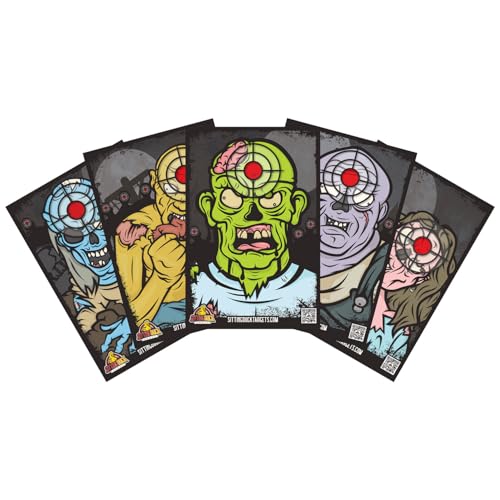 Premium Zombie Target Variety Pack | Better Designs | Better Quality | Better Targets | 12x18 Inch Zombie Targets | Sitting Duck Targets