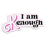 I Am Kenough Movie Quote Sticker Sticker Decal Notebook Car Laptop 5.5"x2.5" (Color)