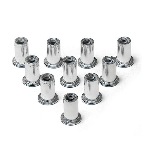 STRAIGHT 12-833 Nut Rivet, Aluminum, 10 Pieces, M3 x 0.5