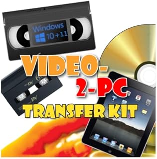 Video-2-PC USB Video Capture Kit. Links your VHS Player or Camcorder to your Windows 11/10/8/7 PC. Create MP4 Files and DVDs from VHS, Hi8, MiniDV.