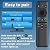 Rechargeable Voice Remote for Samsung Smart TV Remote, BN59-01432A Remote Replacement for Samsung OLED Neo QLED Crystal UHD Frame Solar 4K 8K Smart TVs VG-TM2360E