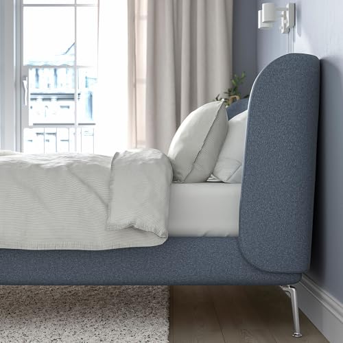 Generisch TUFJORD Polsterbett Bettgestell 160x200 cm Gunnared blau – Bild 6