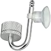 ZHENA Diffusore CO2 per Acquario, Diffusore CO2 a Forma di U in Alluminio per Acquario – 24 mm, Argento
