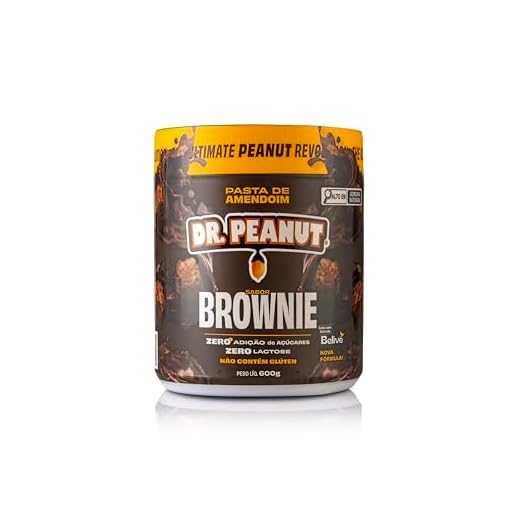 Dr Peanut Pasta De Amendoim Sabor Brownie Com Whey Protein 600G Dr. Peanut