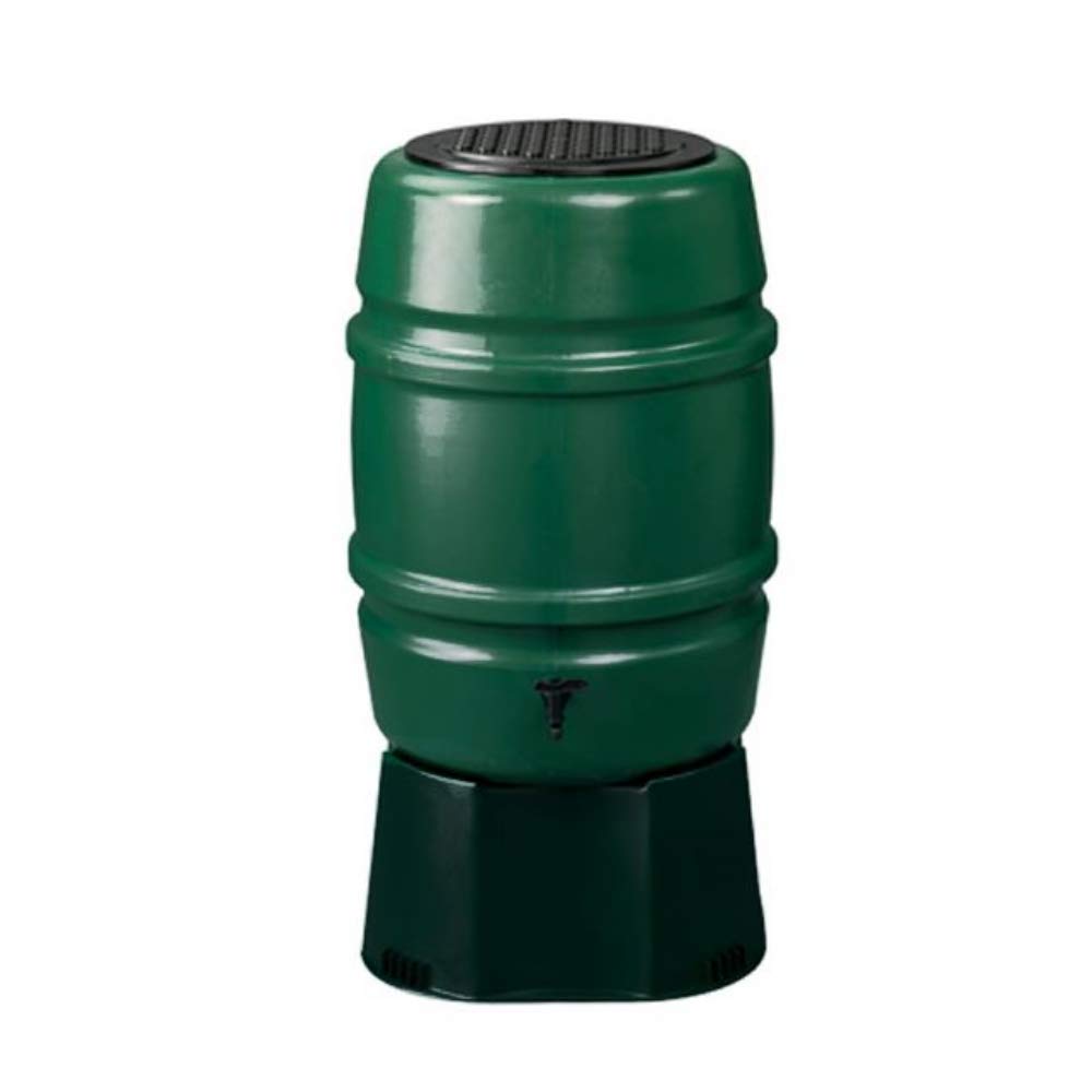 Harcostar 168L Water Butt + Stand, Rain Barrel, Water Collector, UK Water Storage Barrel