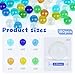 3 otters 180PCS Marbles Bulk, Marbles Game for Kids, 7 Color, Party Favors