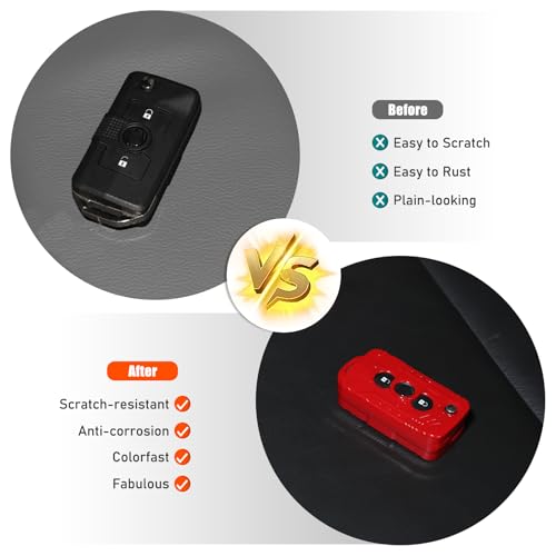 Coque de clé INEOS Grenadier rouge pour télécommande 2020-2025