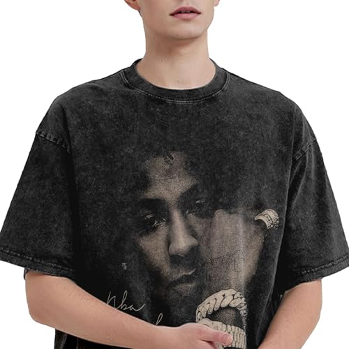 YoungboyS 2025 Music Tourt-Shirts Men Trendy Retro Cotton Retro Tops Black3