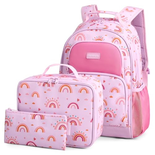 Image of mommore Kids Backpack Set Kindergarten School Bookbag for Boys Girls
