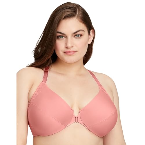 Image of Glamorise Full Figure Plus Size Front-Closure Smoothing Wonderwire Bra Underwire #1247