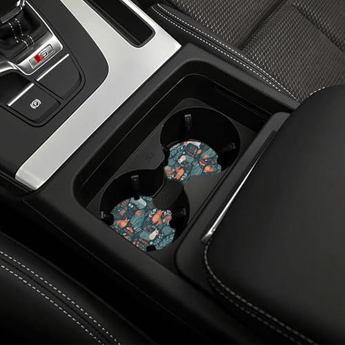 Portavasos para carro goma 2 piezas antideslizantes miniatura 6