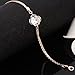 Christmas Women Fashion Hand Decorative Blooming Flowers Styling Charm Rose Gold Color Crystal Bracelet Jewelry Chain Oriental Style Gifts for Women Mom Wife Girls Lovers