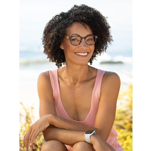 Image of Blue Planet Round Glasses for Men and Women - Round Frame Glasses, Blue Light Blocking Circle Glasses, Round Eyeglasses
