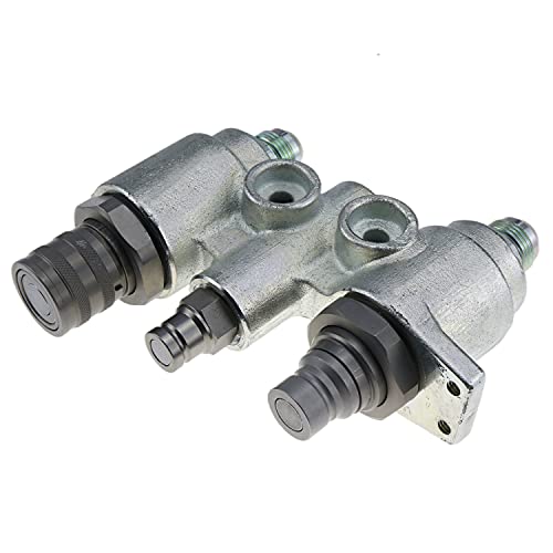 Yqable Hydraulic Coupler Assembly Block 4Bd4Fh 48Mm For Bobcat Skid Steer Loader S175 S205 S250 T250 Case Loader Tr340 Sv185 New Holland Loader L225 L221 6678076 7246783 47396759 #TOP4