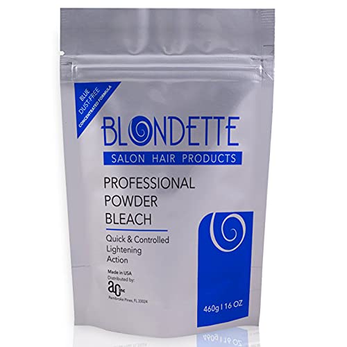 Powder Bleach, Blondette Salon Professional Powder Bleach blue du...