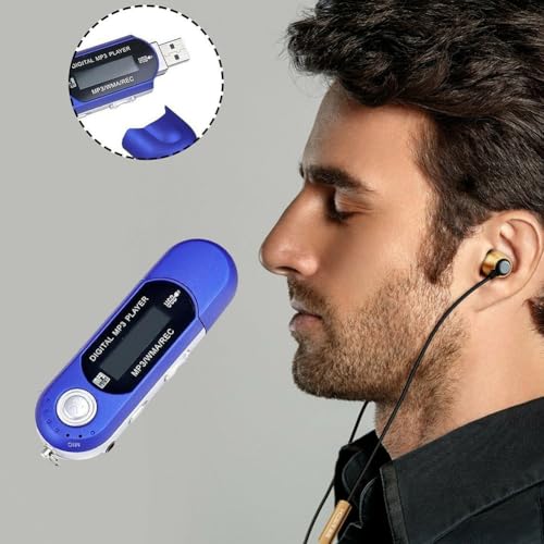 Lecteur MP3 avec écran, 8 Go USB rechargeable, lecteur audio numérique prenant en charge l'affichage WMA et les paroles, appareil de musique portable compact à clipser pour la course à pied, noir – vue 4