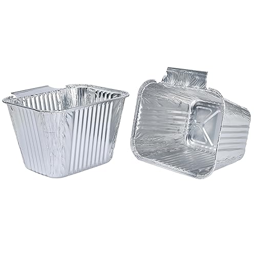 DONSIQIZZ 40-Pack Grease Pan Liners for Pit Boss 2, 3, 4-Burner Ultimate Griddles and the Pitboss 4BGS/D, Blue Rhino Razor & Country Smokers 4 Burner Portable Gas Griddle Drip Pans Disposable by DONSIQIZZ - Used condition - Image 4