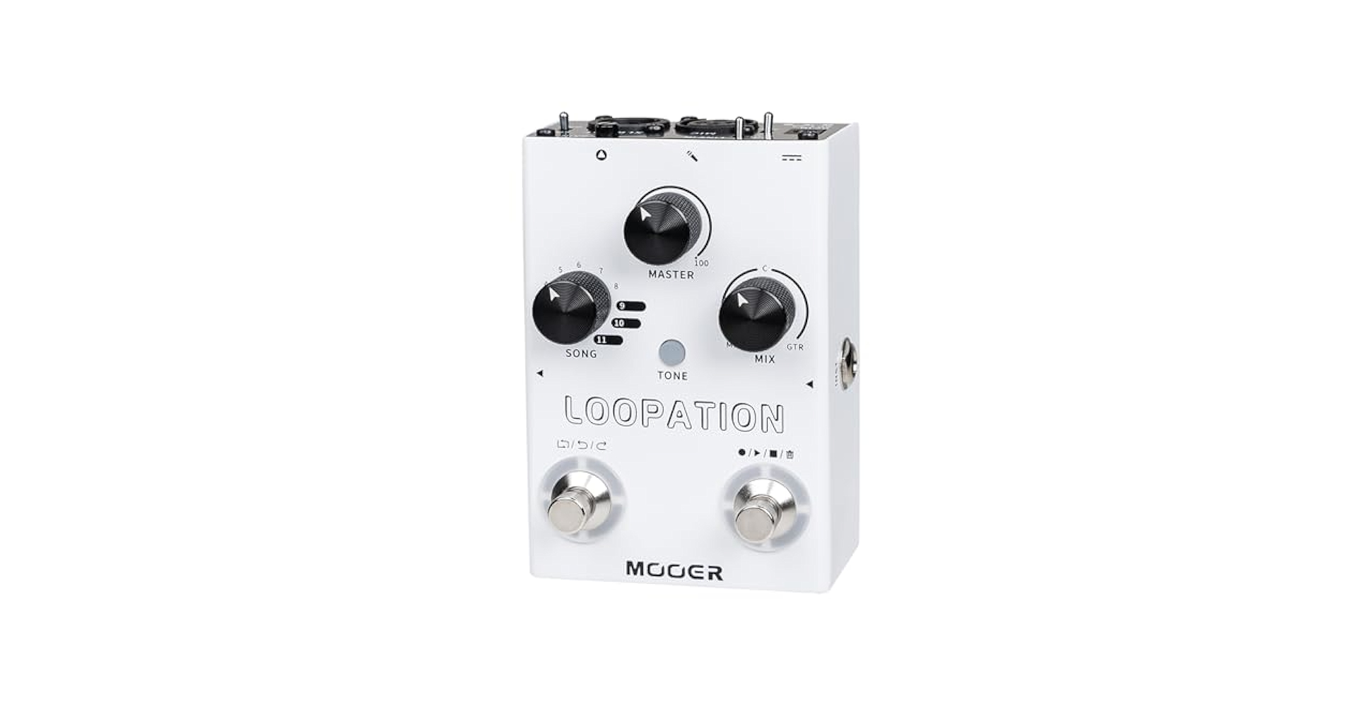 ギター Mooer LOOPATION Amazon.com: MOOER Looper Vocal Effects Processor Guitar