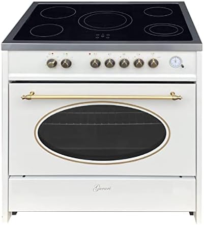 GURARI Elektro Standherd GCH E 912 CR Retro Standherd 90 cm Creme 