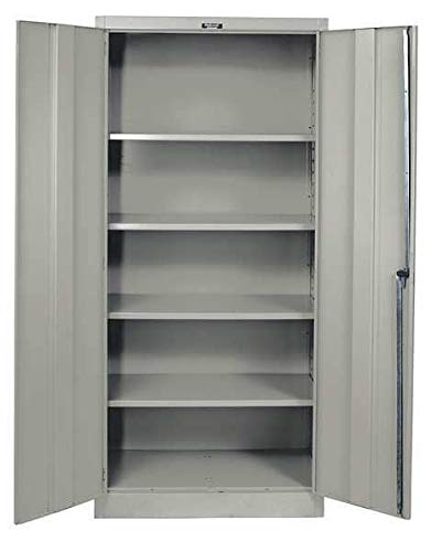 Commercial Storage Cabinet, 72 in H X 36 in W X 18 in D, Dark Gray, Assembled,210416844