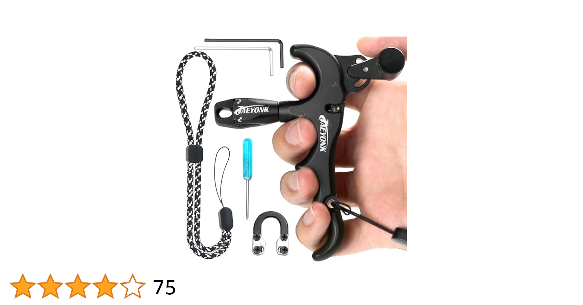 【激レア！】Finger Bow TAEYONK Compound Bow Release The 4 Finger Bow Release is