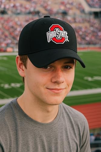 Gorra ajustable Ohio State Black MVP con logo bordado miniatura 2