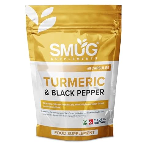 SMUG Turmeric and Black Pepper Capsules Cover