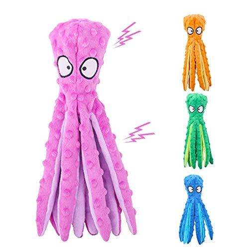 Jouet peluche chien sans rembourrage anti-anxiété pour mordre en sécurité