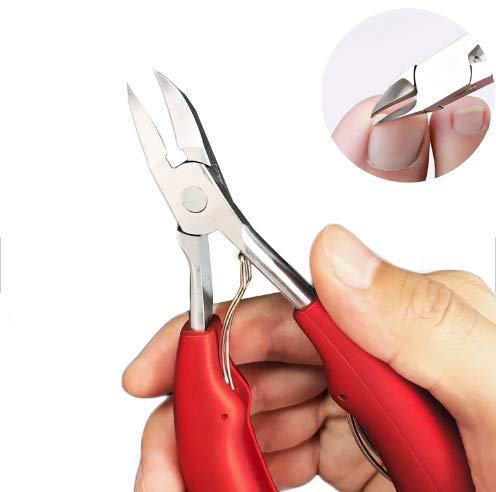 (60+2) Pack Ingrown Toenail Corrector Treatment Kit, Include 60 Pcs Ingrown Toenail Corrector Strips, Ingrown Toenail Lifter and Nail Clipper