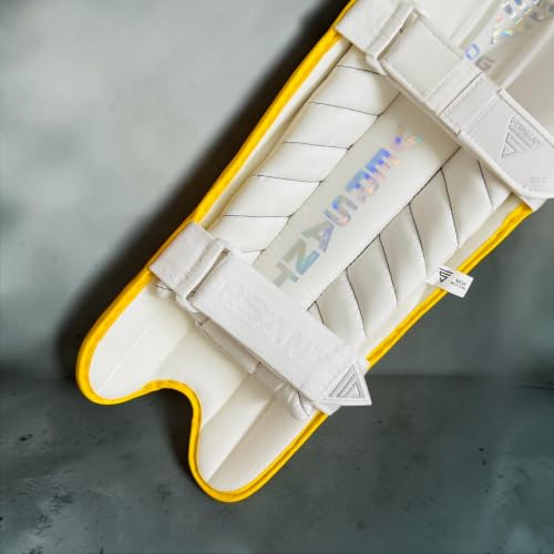Image of VERSANT OG Moulded Cricket Batting Legguard(Light Weight) (Yellow, Mens)