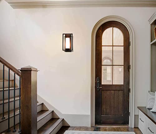 Xinbei Lighting Wall Sconce 1 Light Bathroom Vanity Light With Acrylic Shade, Modern Sconces Wall Lighting In Dark Bronze For Kitchen & Corridor Xb-W1143-Db #TOP4