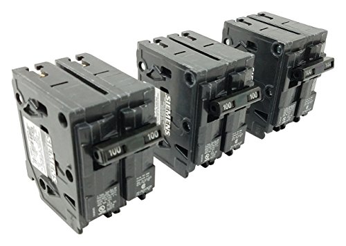 Siemens Q2100_3PK 100 Amp Double Pole Type QP Circuit Breaker (Pack of 3)