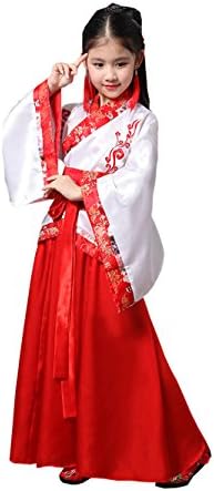 KUFEIUP Chinese Ancient Traditional Kids Hanfu Costume Dress For Girls