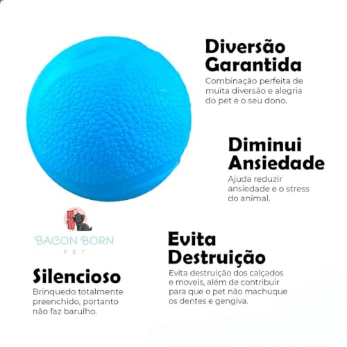 Brinquedo Para Cães Bola Lisa Grande Maciça Extra Forte 95mm Cachorro destruidor Grande Hard (Vermel