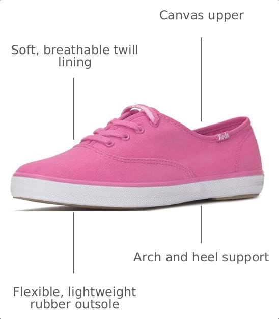 Image of Keds Womens Champion Glitter Lace Up