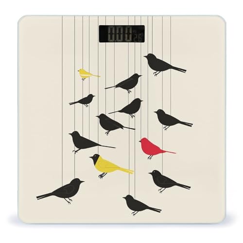 Báscula Digital de Vidrio Templado Bird on Rope miniatura 1