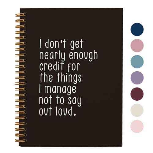 OXW Funny Office Work Gifts, Funny Notebook Journal for Coworkers, Funny Sarcastic Gifts for Women Men Coworkers Adults Colleague Employee, Journals for Writing(5.5'' X 8.3'')