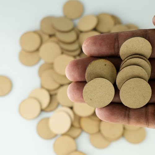 Image of Hair Band Making Materials - Elastic Hair Bands, Lock Connectors & MDF Round Base Discs | DIY Hair Accessories & Complete Making Kit (Multiple Options Available) (20, Hair Band, Connector & 1.5 Inch MDF Combo)