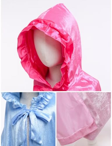 Capa de princesa para niñas, disfraz para Halloween y cosplay miniatura 6