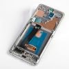 OLED para Samsung Galaxy S20 Ultra 5G, pantalla de repuesto compatible con huella digital, área visible 6.78", módulo táctil digitalizador, kit de reparación G988B G988U G988U1, marco gris cósmico, OLED no original, verificar compatibilidad con funda, probar táctil antes de sellar 6