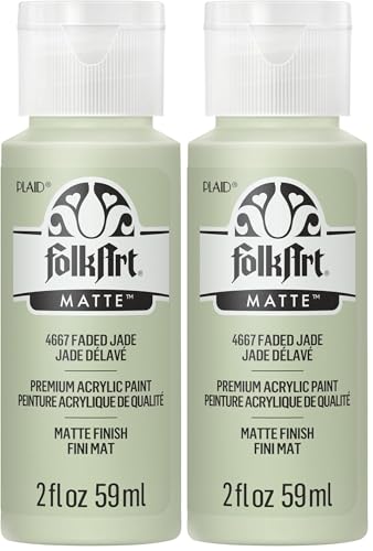 Image of FolkArt Acrylic Paint, 2 oz, Faded Jade (Pack of 2)