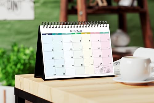 Accuprints Desk Calendar 2025-Size 5.8 x 8.2 inch Standing Desk Calendar, Office Calendar, Flip Desktop Calendar (Image - 4)