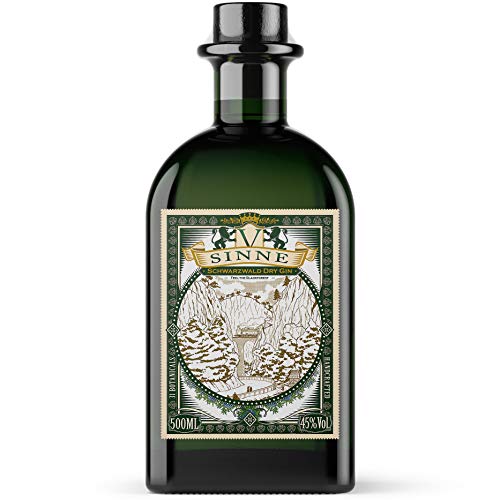 V-SINNE Gin | Schwarzwald Dry Gin – frisch, leicht waldig & floral, ausgewogen, Zitrone | mehrfach Gold Prämiert | Damit…