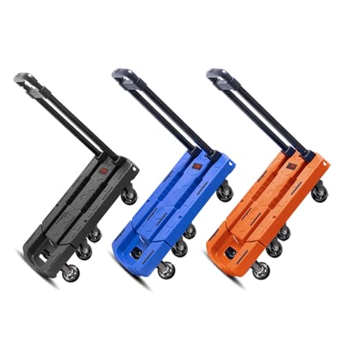 Carretilla plegable portátil con altura ajustable y base retráctil miniatura 5