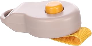Flamingo Clicker for Puppies Xia Taupe - 7 x 4 x 2.5 cm - with a Press Stud and Elastic for Attaching to the Finger product image